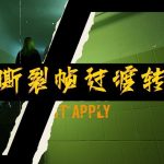 Pr/Premiere预设/ 撕裂帧转场效果